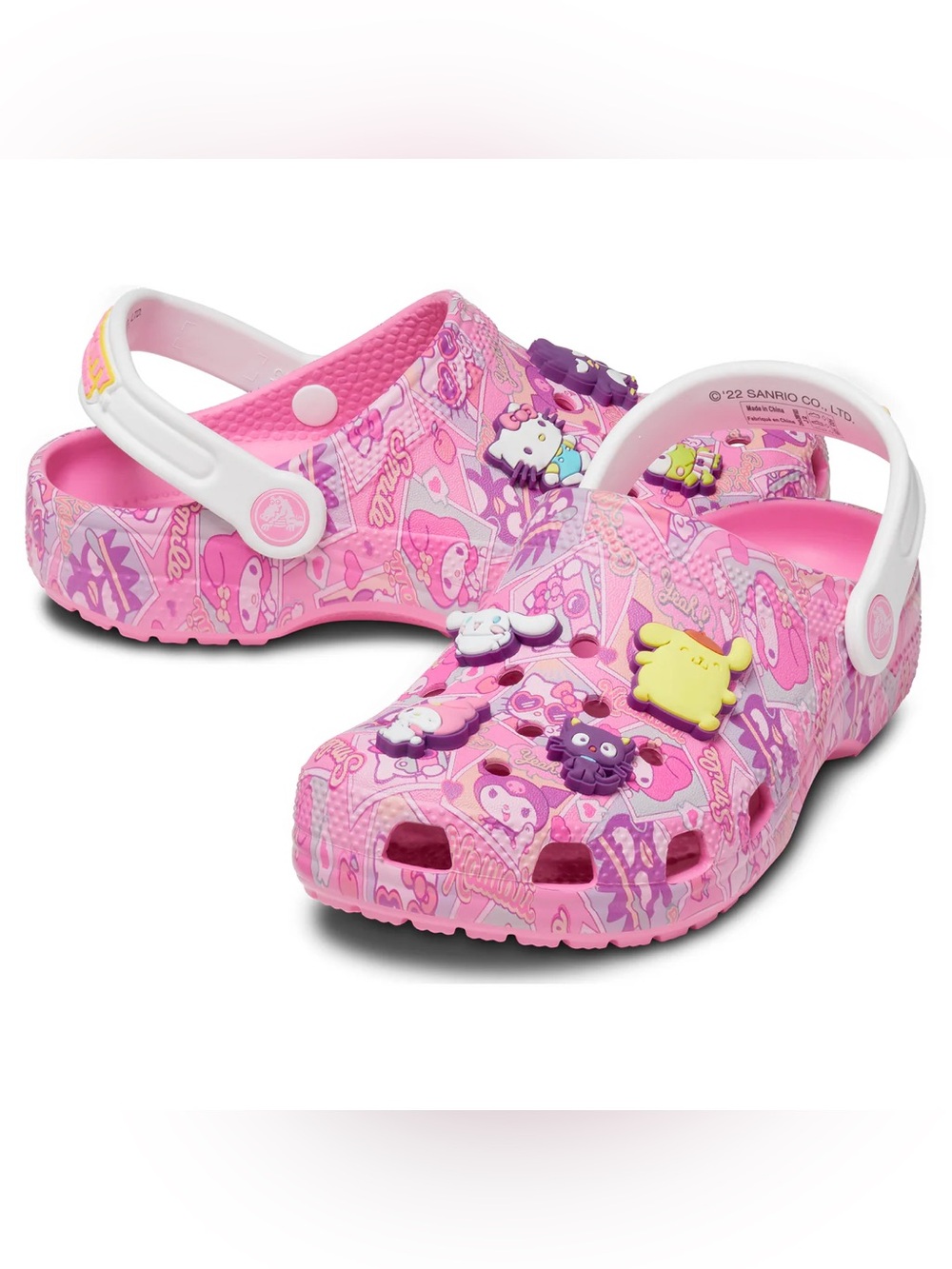 Hello kitty and friends crocs 8 Women’s Limited Edition Pink + Headlights sanrio